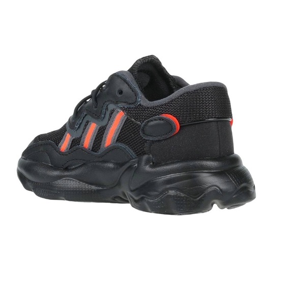 Toddler Adidas size 5C “Ozsweego EL I” black and Orange. - Picture 7 of 11